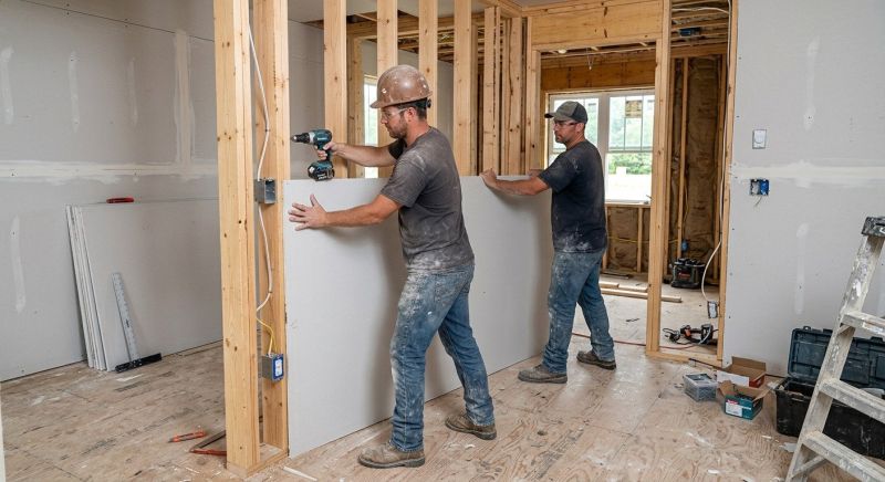 Drywall Hanging in Overland Park, KS